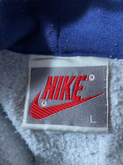 90’s Silver tag NIKE Size L Vintage Zip-up Sweat-Shirt / K4924