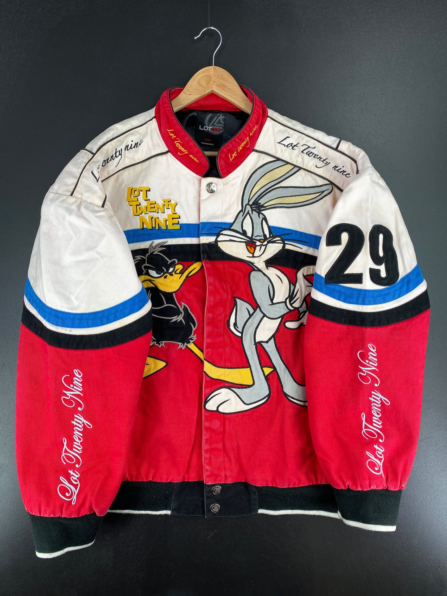 Vintage LOONEY TUNES x LOT TWENTY NINE Size XXXL Racing Jacket / A6403