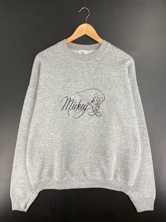 90’s DISNEY MICKEY Made in USA Size XL Vintage Sweat shirt / E1986S