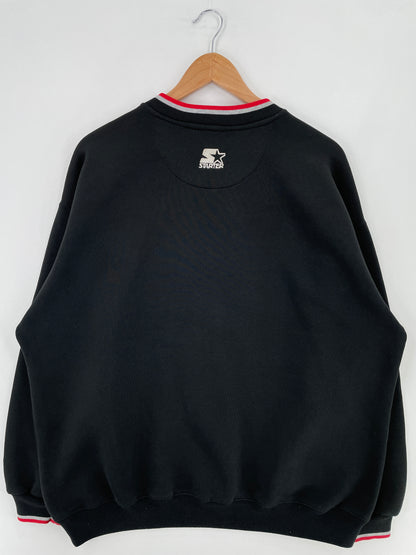 90’s STARTER x MIAMI HEAT Size Approx.XL MBA Sweat-Shirt / E714