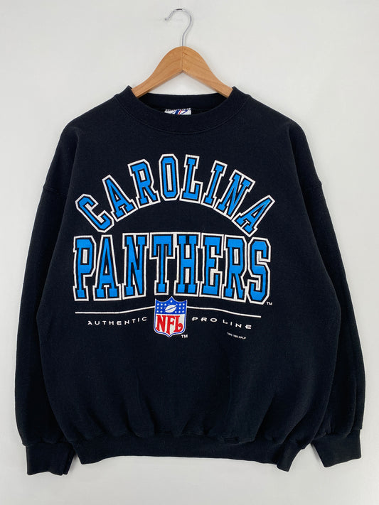 1996 CAROLINA PANTHERS Size L Vintage NFL Sweat-shirt / E317
