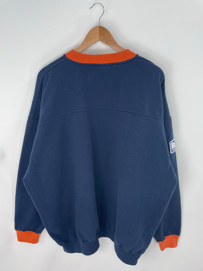 00’ ILLINOIS FIGHTING Size XXL Vintage College Sweat-Shirts/ K8811