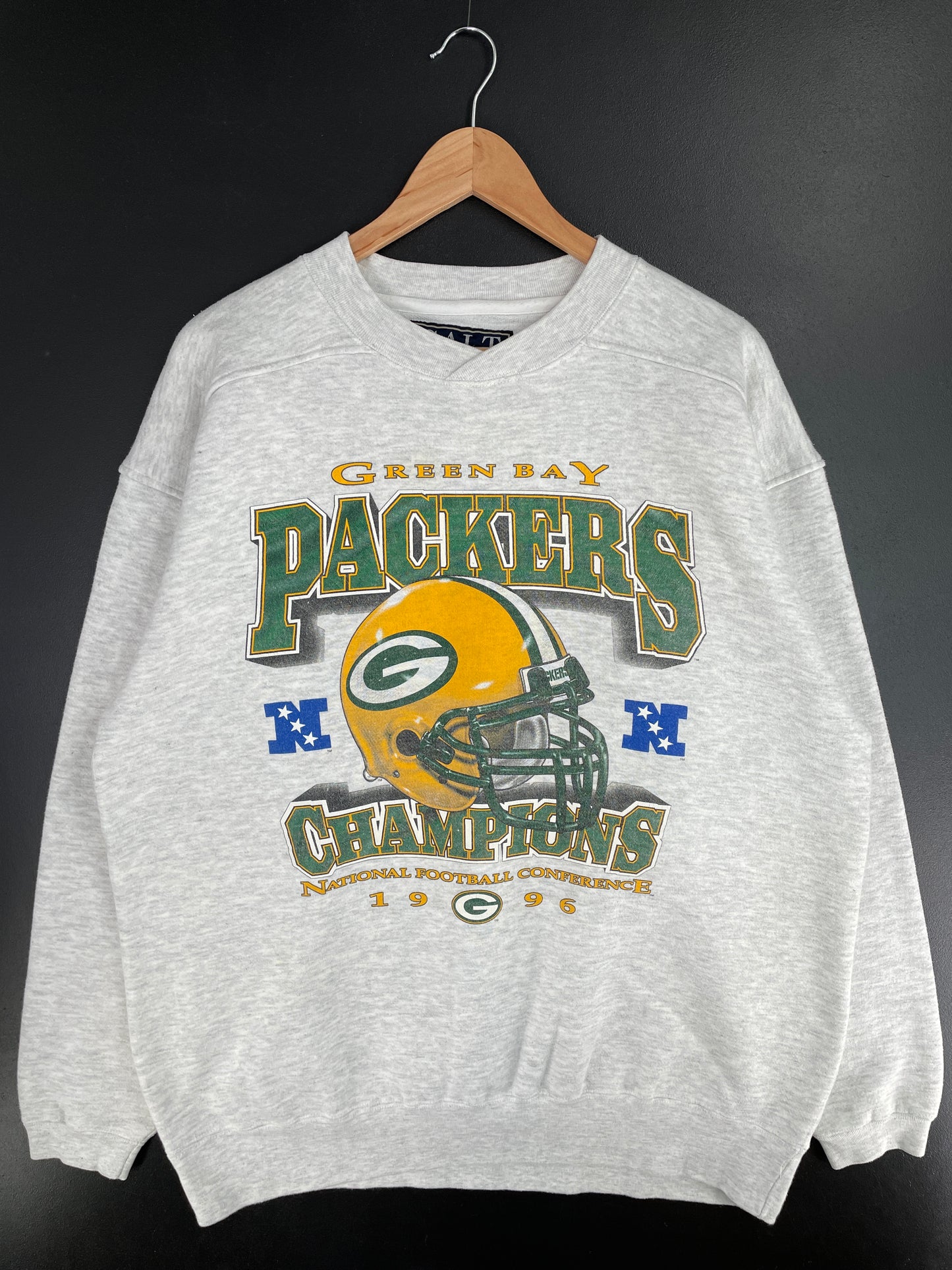 1995 GREEN BAY PACKERS Size L Vintage NFL Sweat-Shirt / A9760