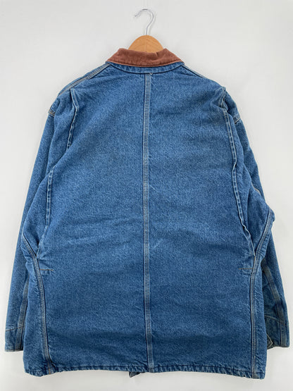 Vintage CARHARTT Size XL Denim Jacket / A8508
