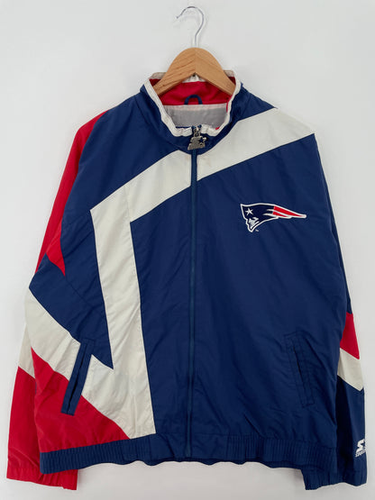 90's STARTER x NEW ENGLAND PATRIOTS Size L Vintage NFL Nylon Jacket / A6835