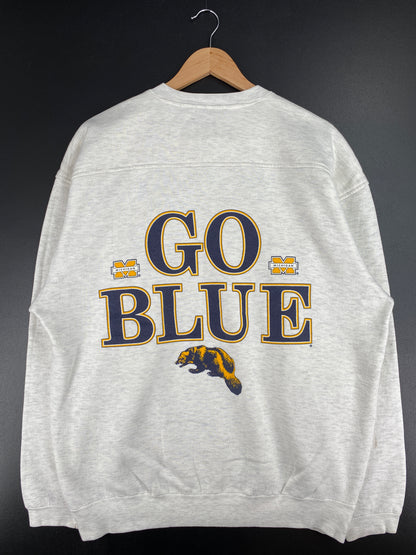 Vintage MICHIGAN Size L College Sweat-Shirt / A3400