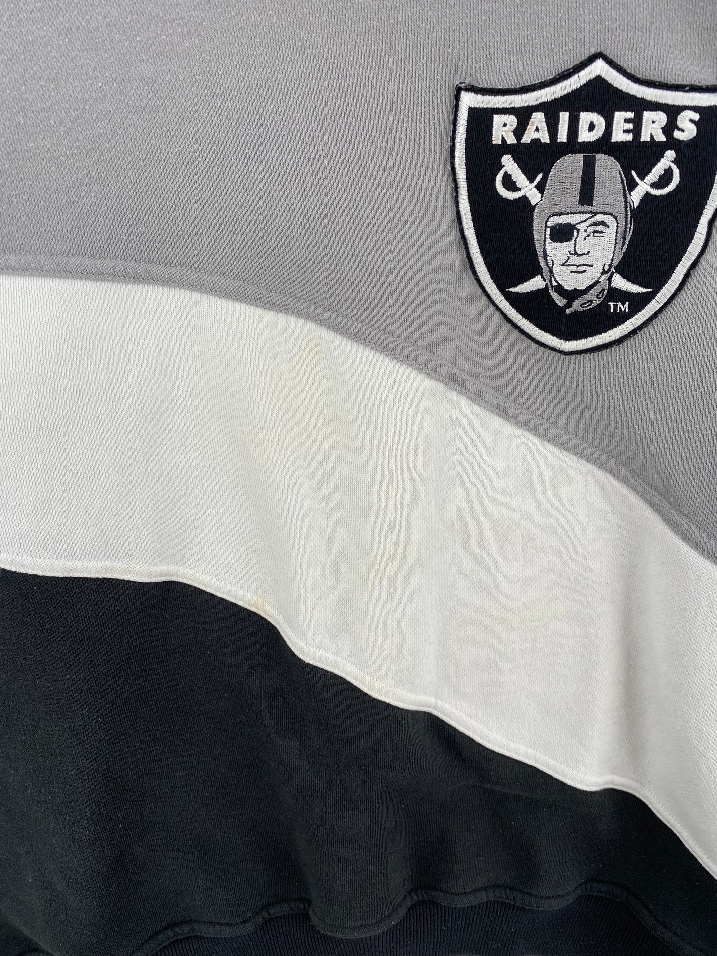 Vintage RAIDERS Size M Vintage NFL Sweat-shirt / A365