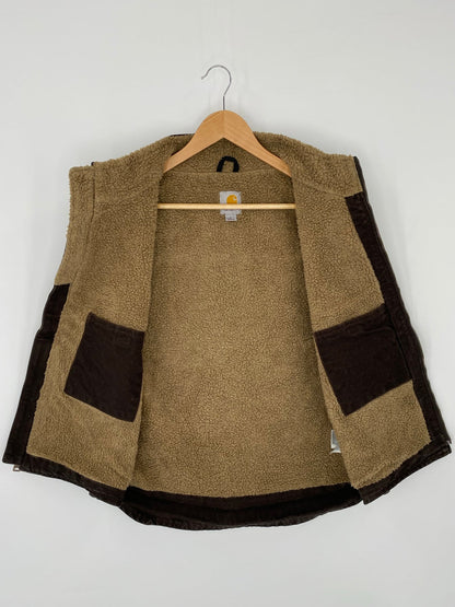 Vintage CARHARTT Size L Duck Vest / E208