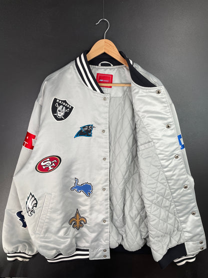 Vintage NFL TEAM Size XXL Padded Nylon Jacket / A9326