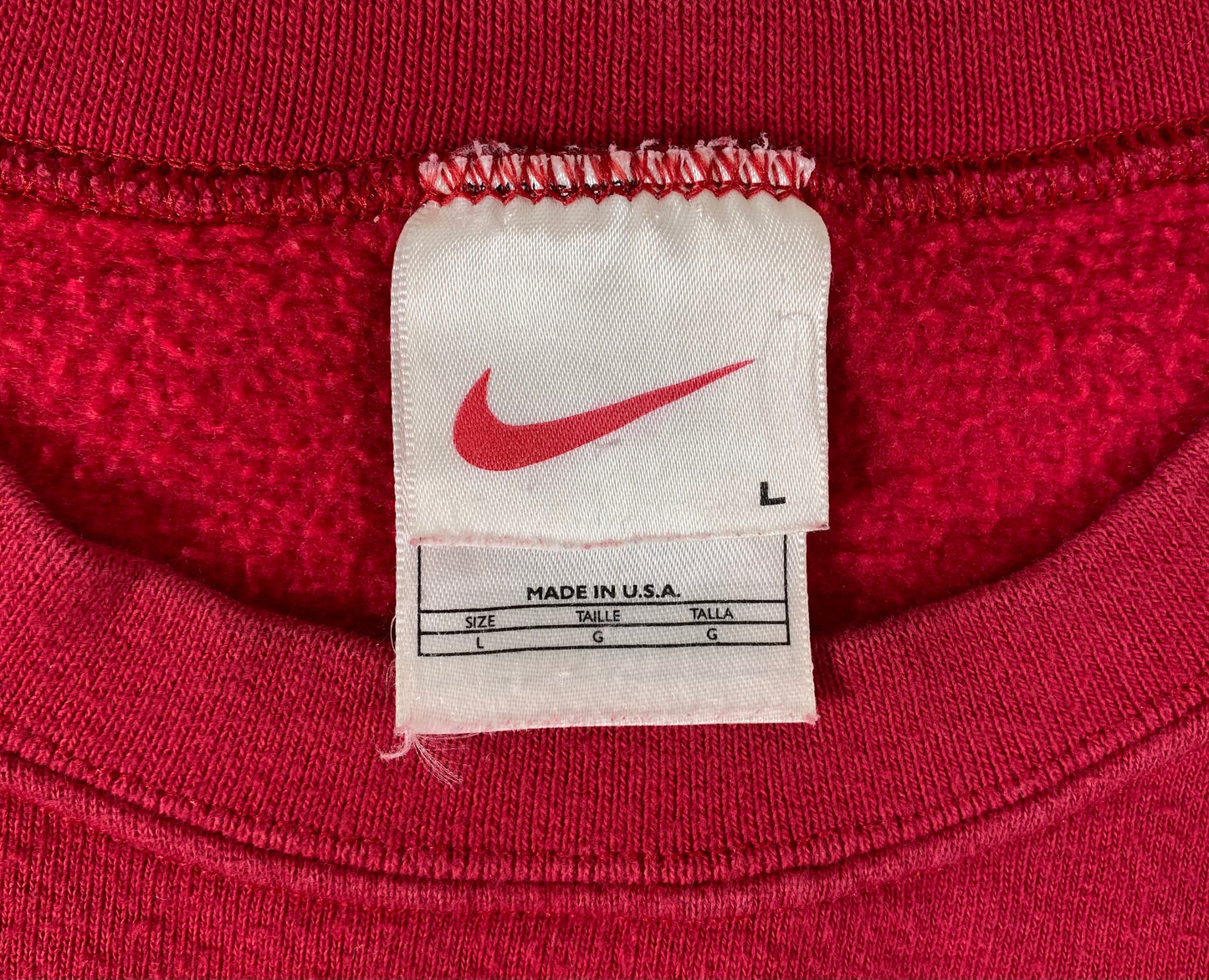 90’s Nike Mini Swoosh Size L Vintage Sweat-Shirt / 6088