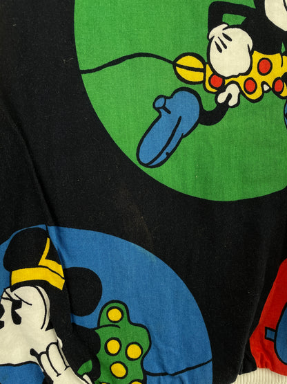 80’s DISNEY MICKEY MINNIE Double face Size Approx.L Sweat-shirt / E4808S