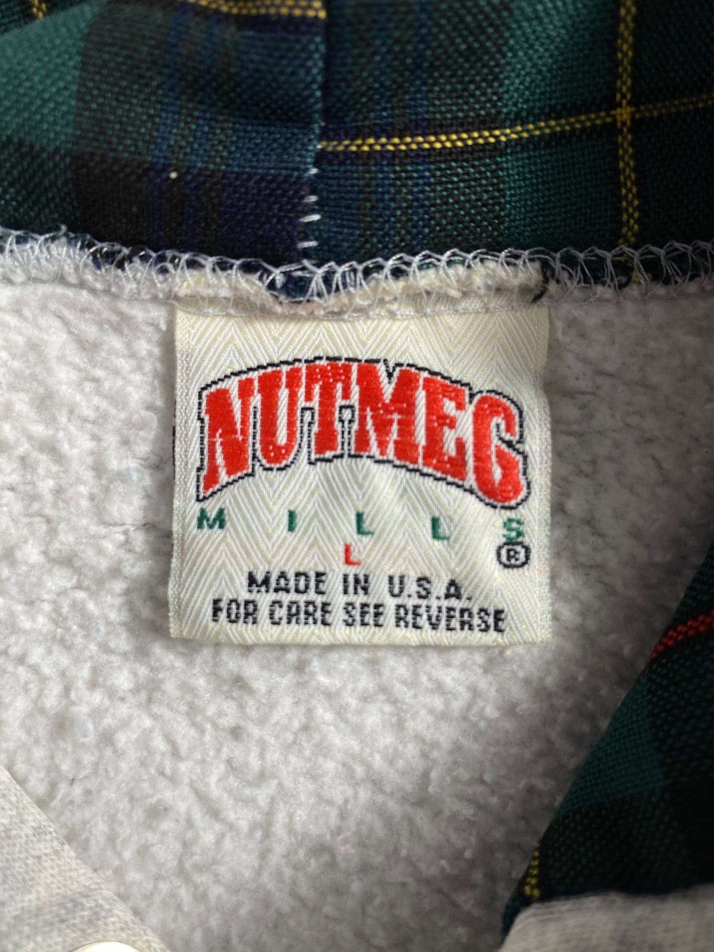 90's MICHIGAN Made in USA Size L Vintage College Hoodie Sweat-Shirt / A4608