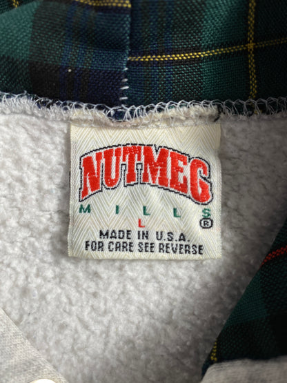 90's MICHIGAN Made in USA Size L Vintage College Hoodie Sweat-Shirt / A4608