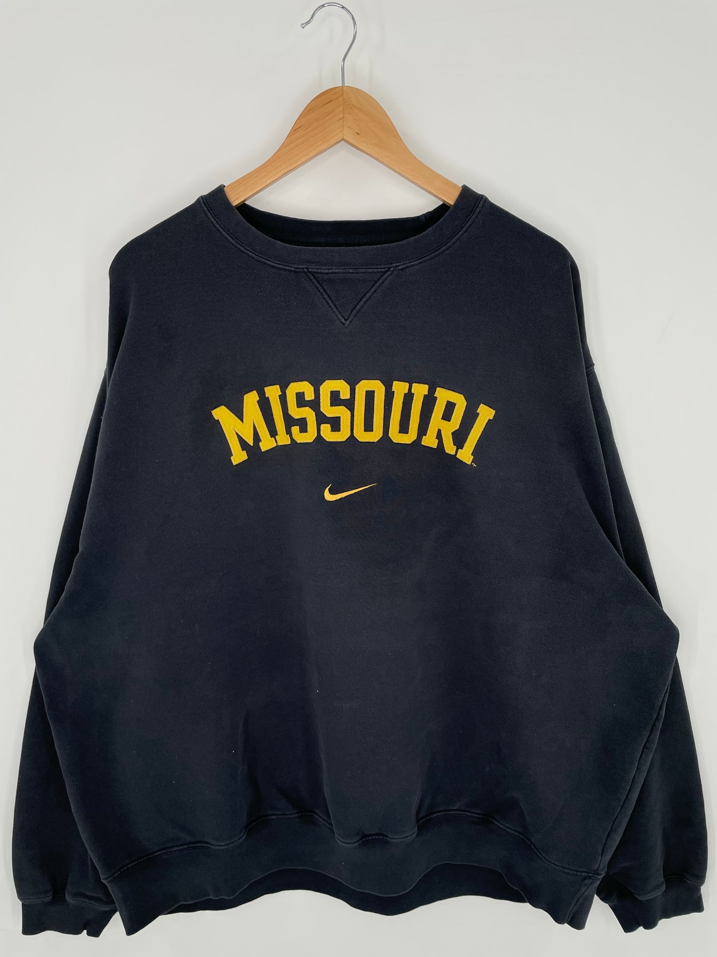 Vintage NIKE MISSOURI Size No Tag(Approx.XL) College Sweat-shirt / K8976
