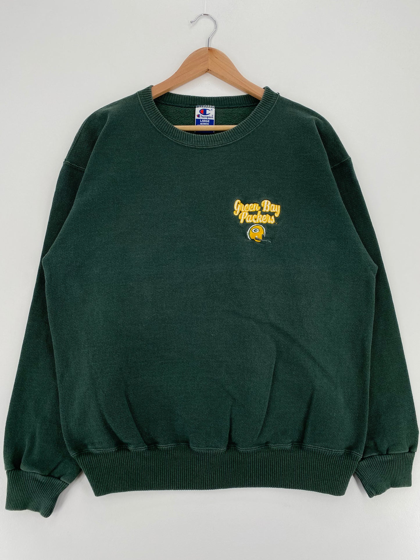 90's GREEN BAY PACKERS Made in USA Size L Vintage NFL Sweat-shirt / A2292