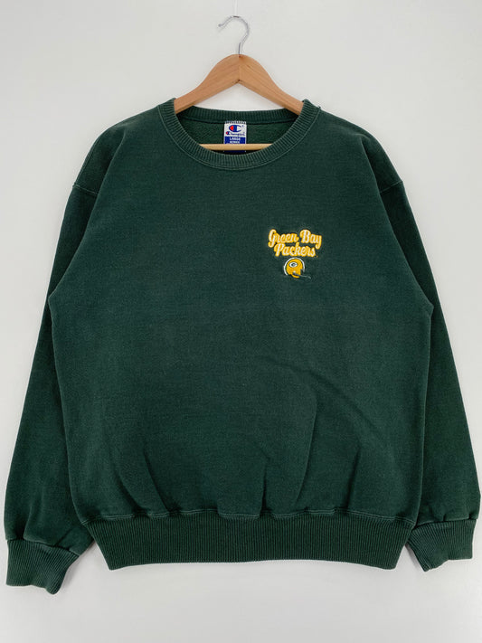 90's GREEN BAY PACKERS Made in USA Size L Vintage NFL Sweat-shirt / A2292