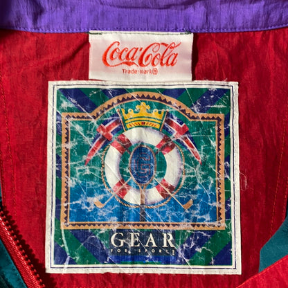 1996 ATLANTA OLYMPICS x COCA COLA Approx. Size XL Vintage Nylon Jacket / K4977