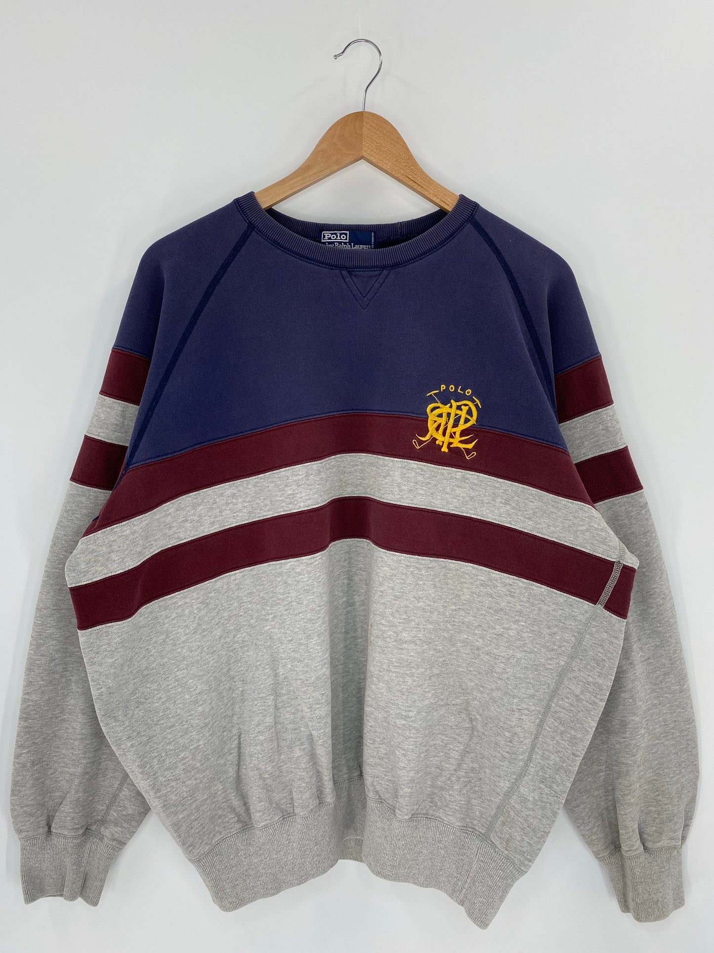 90's POLO RALPH LAUREN Size No tag (Approx.M) Vintage Sweat-shirt / A8244