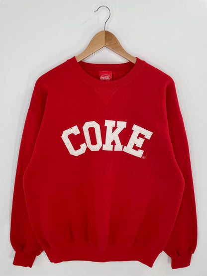 1999 COCA COLA Made in USA Size L Vintage Sweat-Shirt / K7932