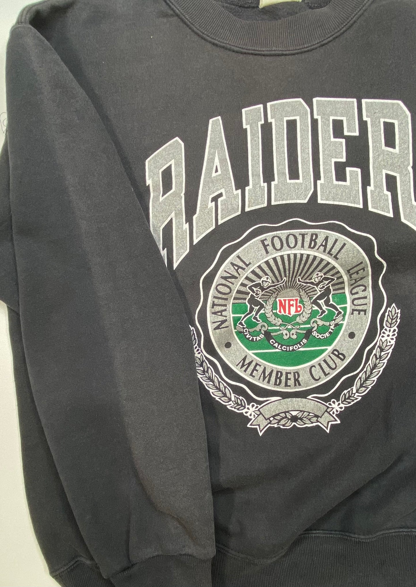 90's RAIDERS Made in USA Vintage NFL Sweat-Shirt / 5095