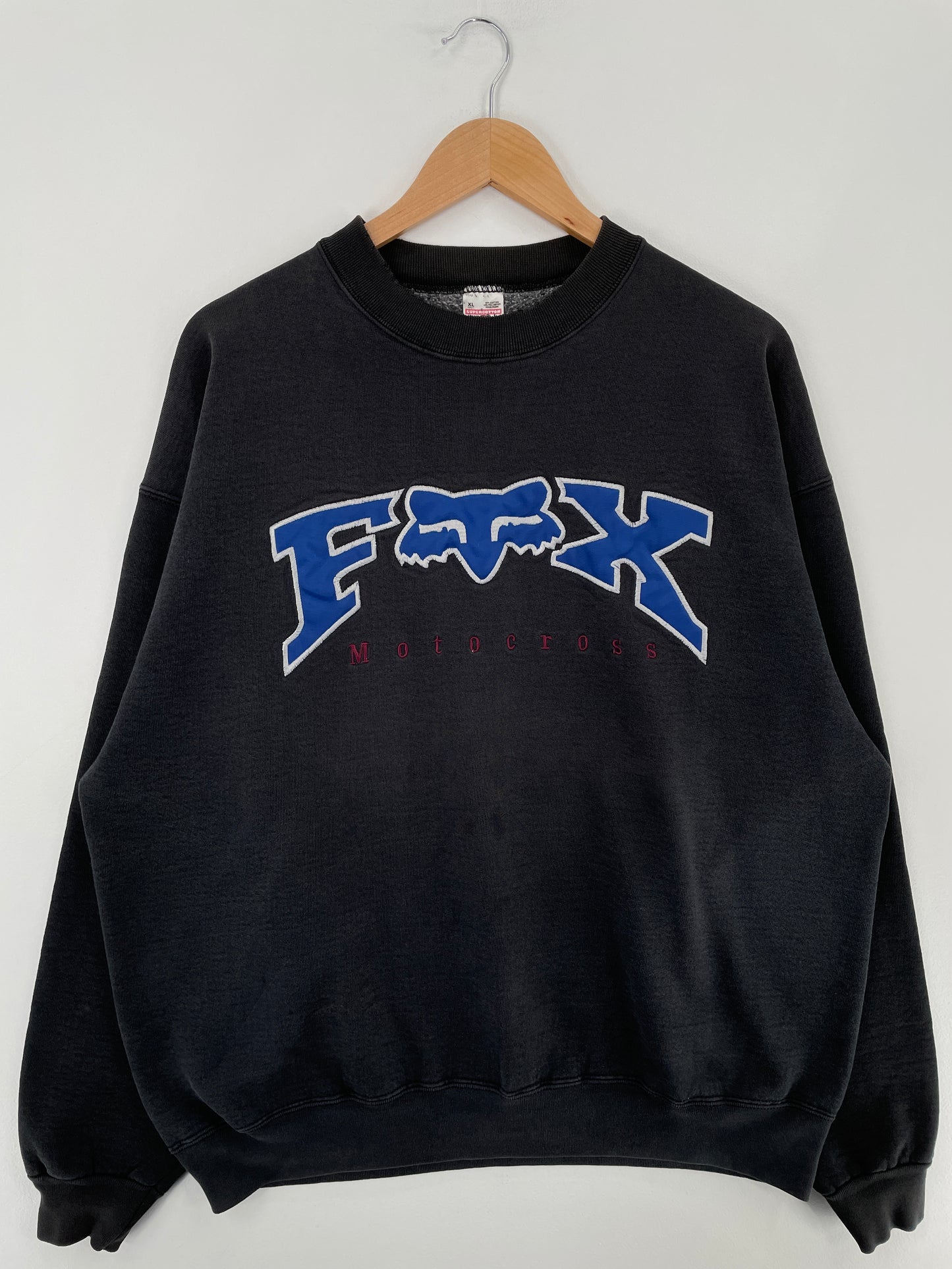 90's FOX MOTOCROSS Made in USA Size XL Vintage Sweat-shirt / E4324S