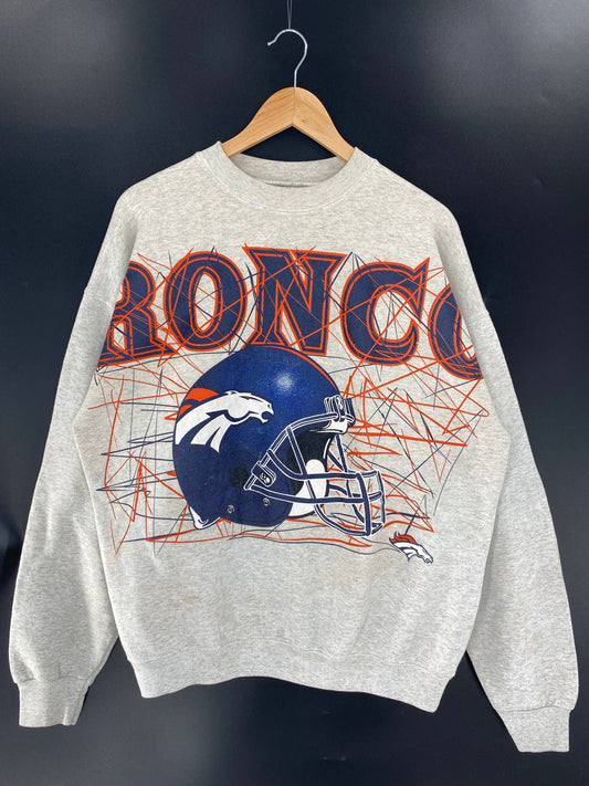 90's DENVER BRONCOS Size XL Vintage NFL Sweat-Shirts / K6904