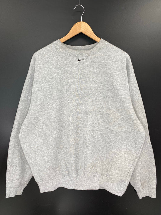 00' NIKE CENTER SWOOSH Size L Vintage Sweat shirt / K8349