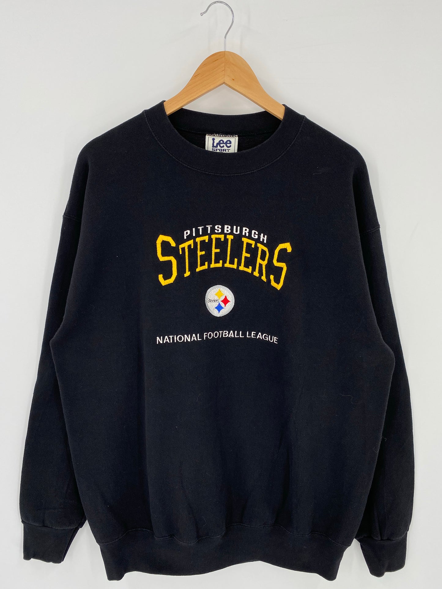 90's PITTSBURGH STEELERS Made in USA Size L Vintage NFL Sweat-Shirts/ K6977