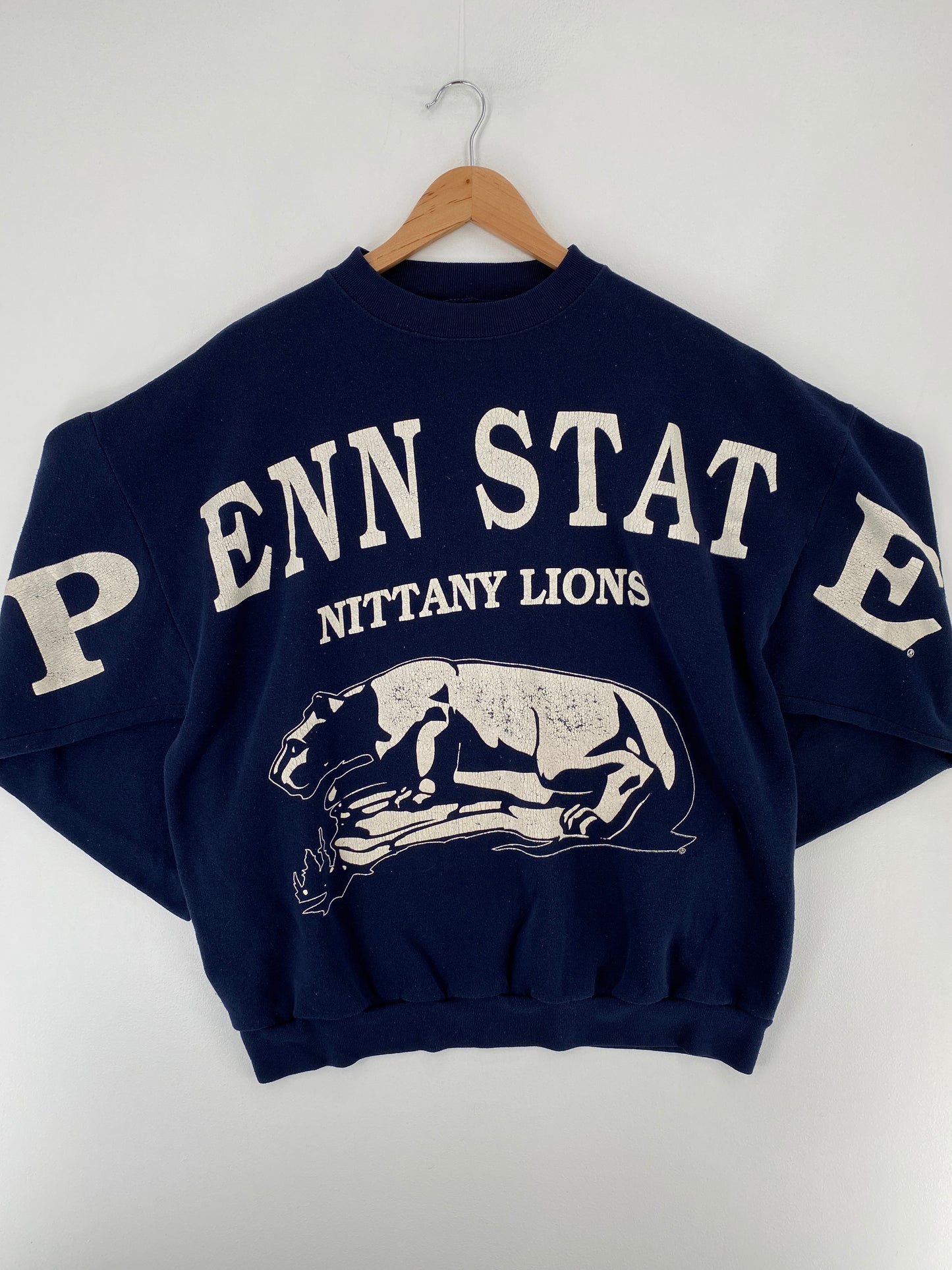 90's PENN STATE NITTANY LIONS Made in USA Size XL Vintage College Sweat-Shirt / E6167S
