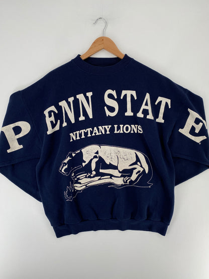 90's PENN STATE NITTANY LIONS Made in USA Size XL Vintage College Sweat-Shirt / E6167S