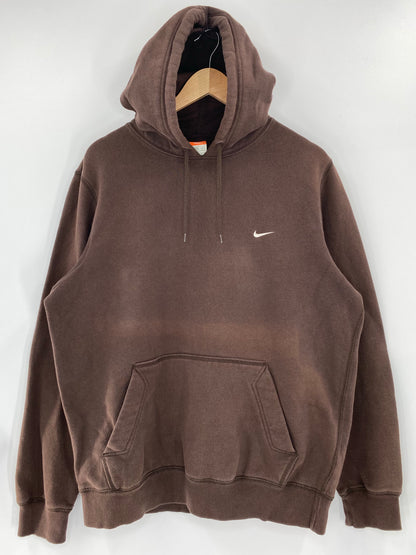 00' NIKE MINI SWOOSH Size L Vintage Hoodie Sweat-shirt / k5689