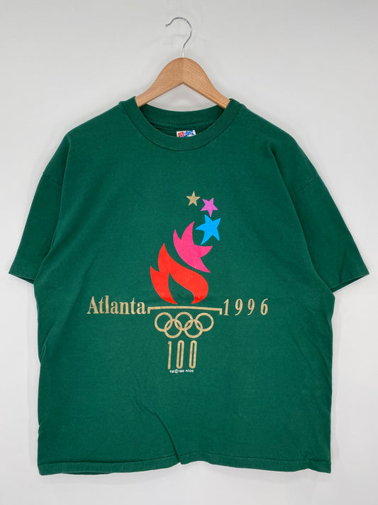 1996 ATLANTA OLYMPIC Made in USA Size XL Vintage T- shirt / K9887