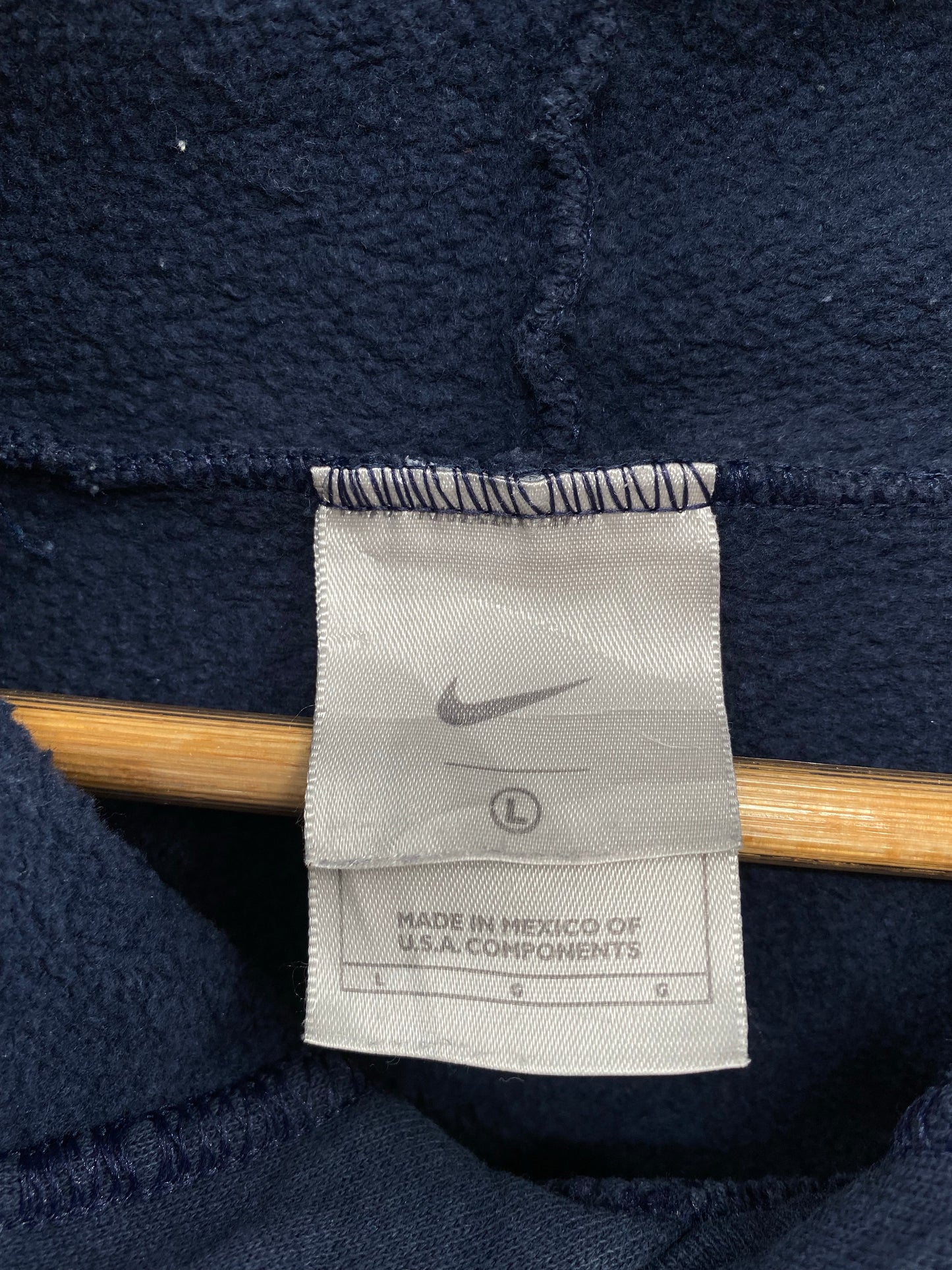 90's NIKE CENTER SWOOSH Size L Vintage Hoodie Sweat-Shirt / K6710