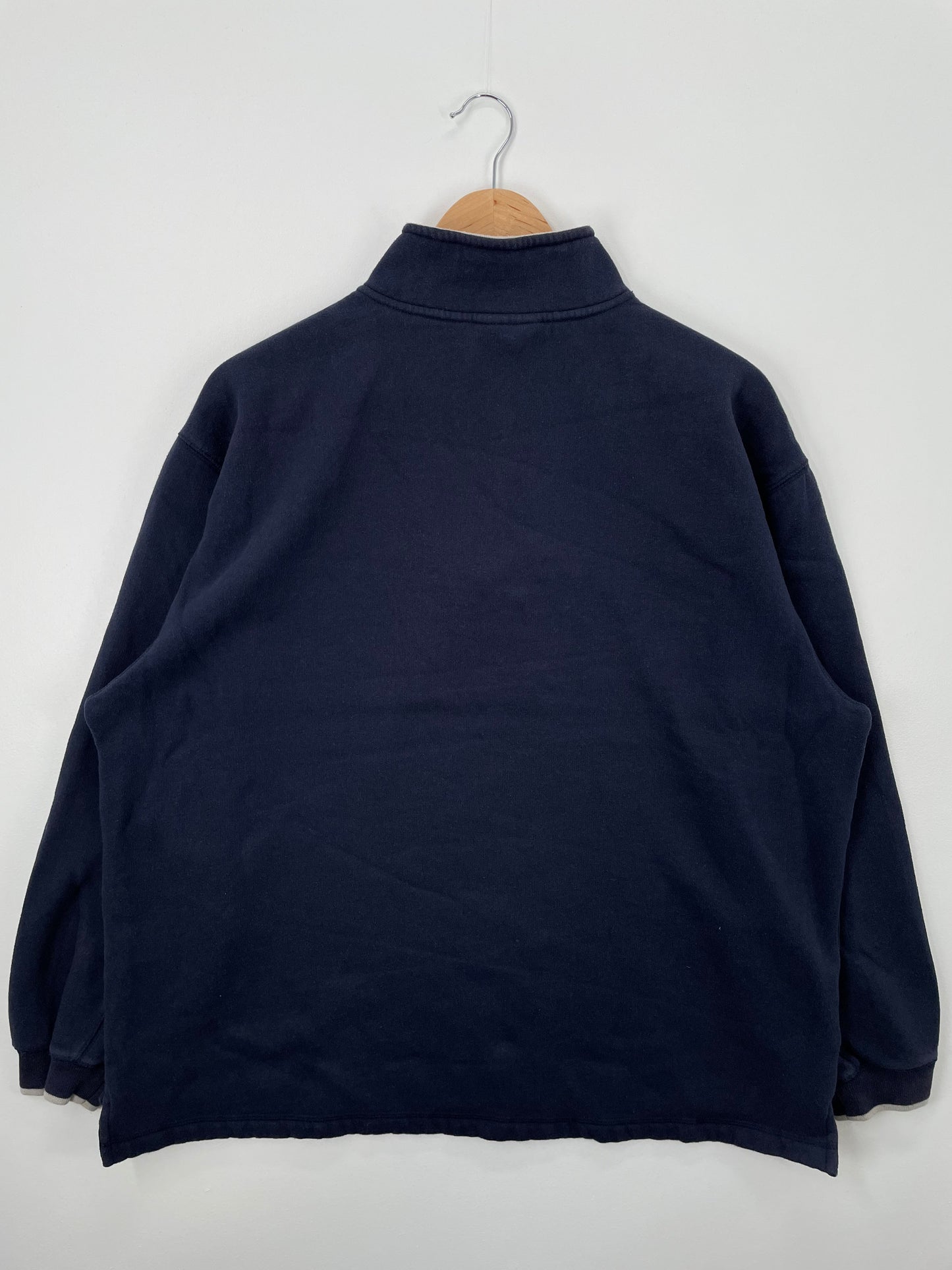 00' DISNEY MICKEY Size XL Vintage Half Zip-up Sweat-Shirt / E3614S