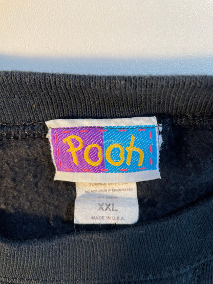 00's DISNEY WINNIE THE POOH Made in USA Size XXL Vintage Sweat-shirt / K5893