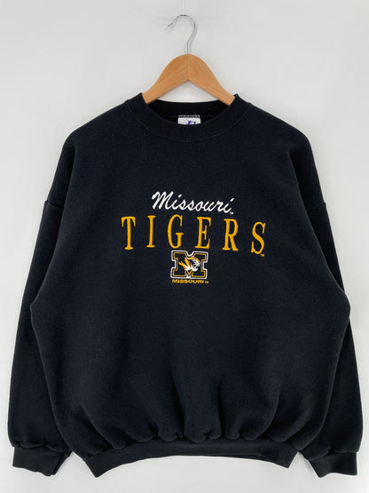 90’s MISSOURI TIGERS Size XL College Sweat-Shirt / E6460S
