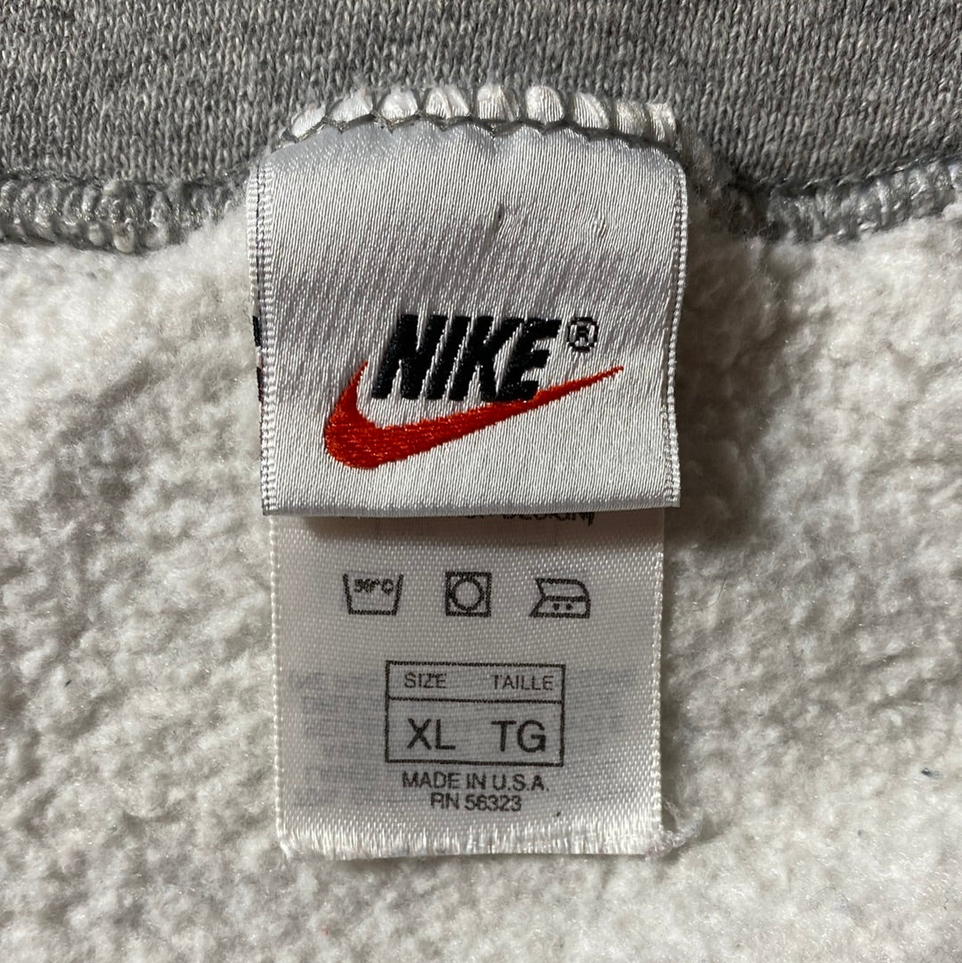 90's NIKE x SYRACUSE Made in USA Size XL Vintage College Sweat-Shirt / E266