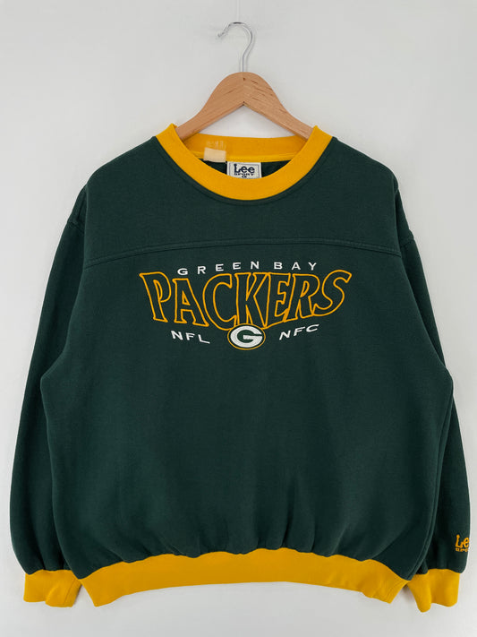 90’s GREEN BAY PACKERS Size L Vintage NFL Sweat-Shirt / E6415S