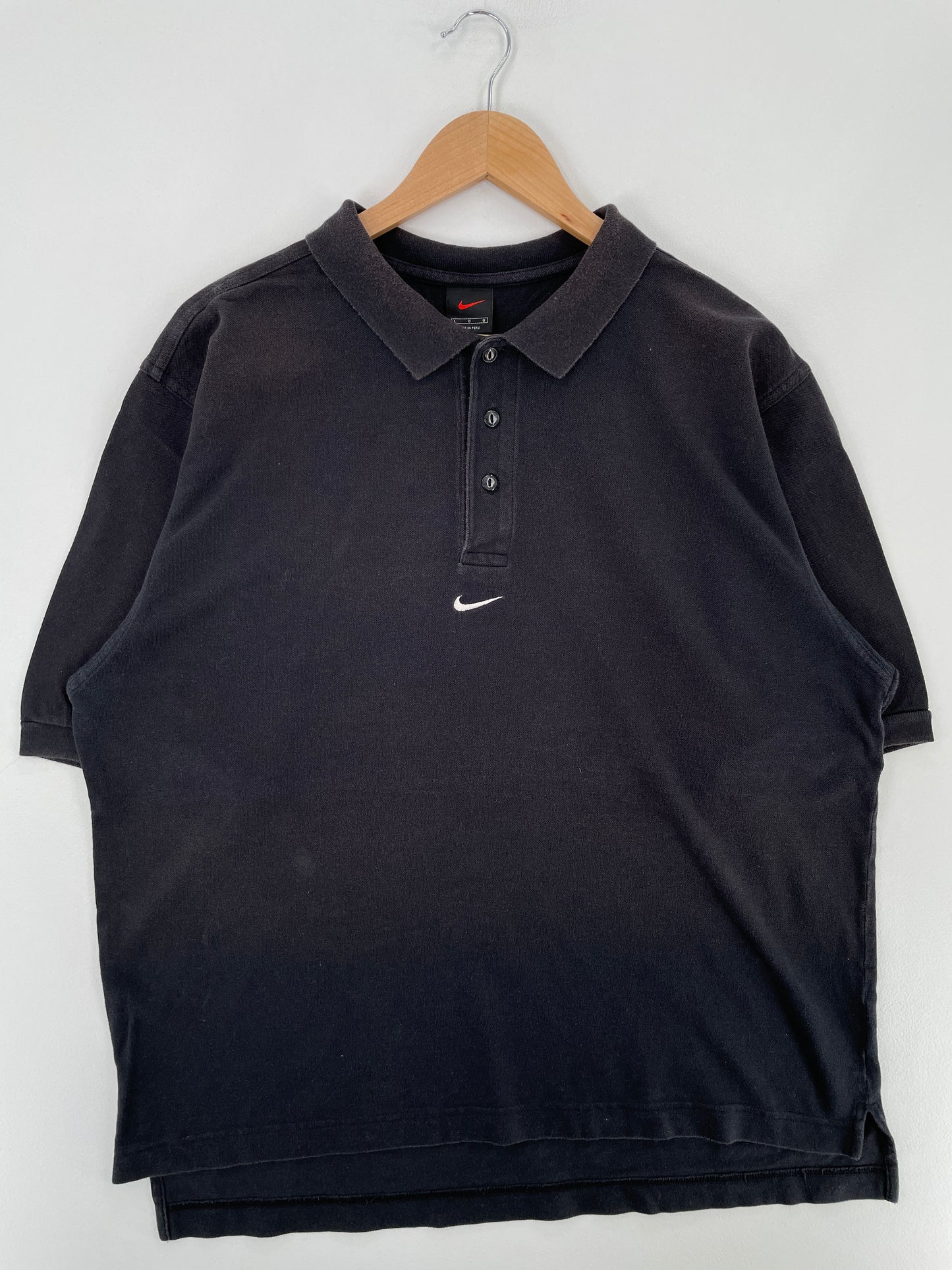 90's NIKE CENTER SWOOSH Size L Vintage Polo Shirt / E4452T