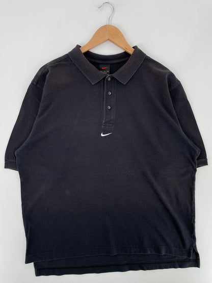 90's NIKE CENTER SWOOSH Size L Vintage Polo Shirt / E4452T