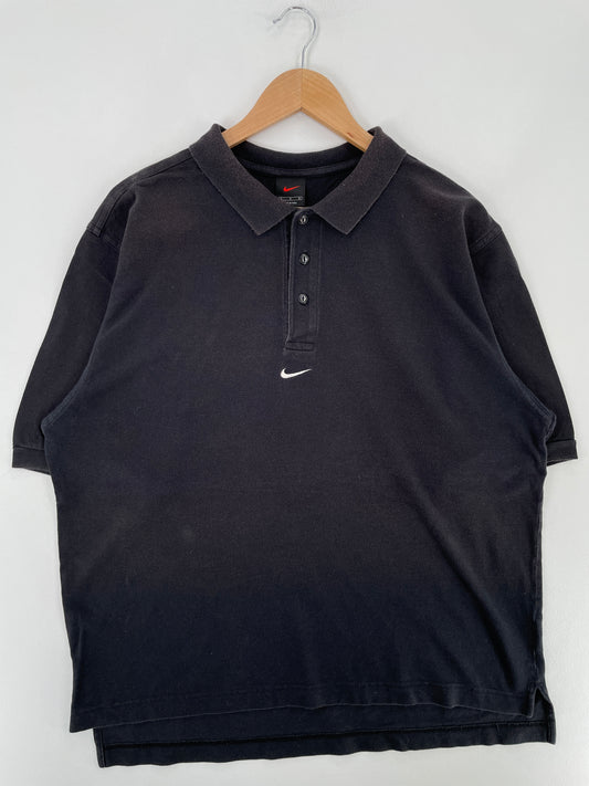90's NIKE CENTER SWOOSH Size L Vintage Polo Shirt / E4452T