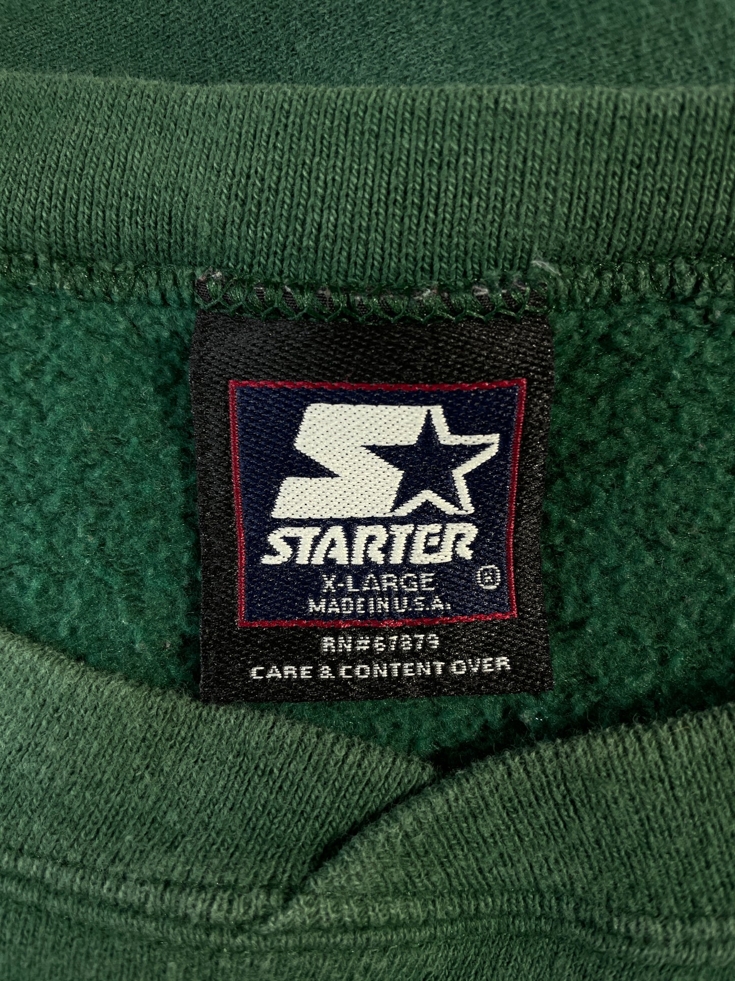 90's STARTER x NEW YORK JETS Made in USA Size XL Vintage NFL Sweat-Shirt / E1006