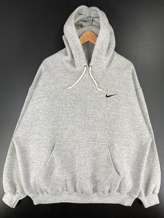 90's NIKE MINI SWOOSH Made in USA Size XL Vintage Hoodie Sweat-Shirts / A6103