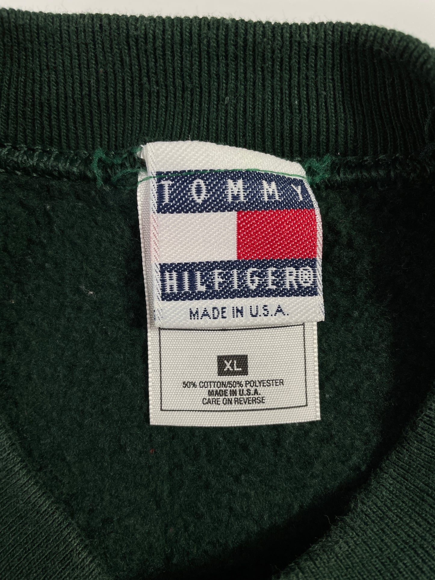 90's Remake TOMMY HILFIGER Made in USA Size XL Vintage Sweat Shirt / E4868S