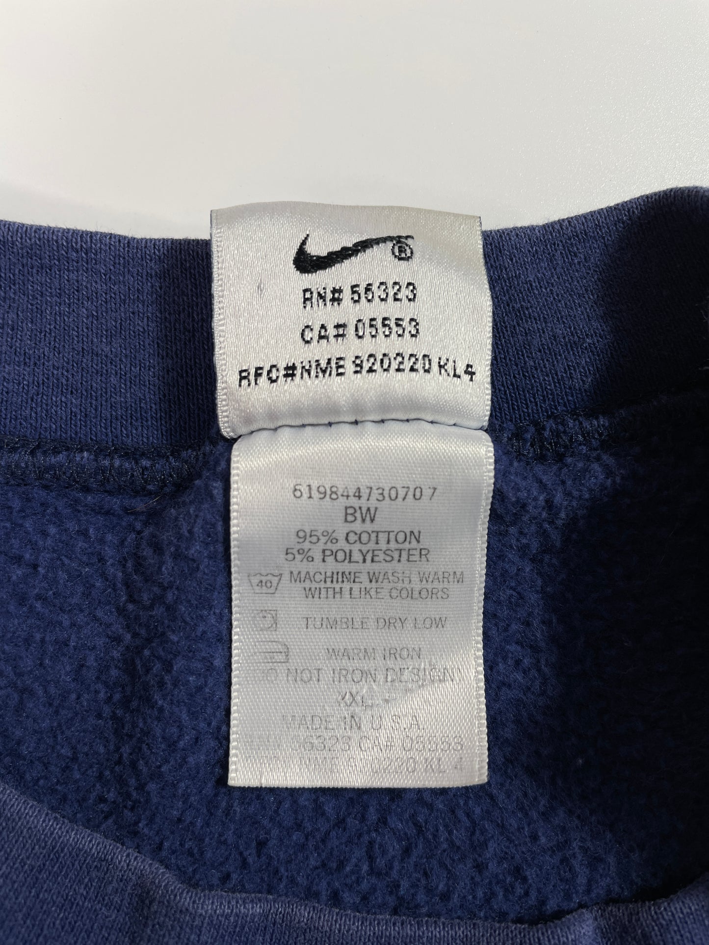 90's NIKE x PENN STATE Made in USA Size XXL Vintage College Sweat shirt / E2393S