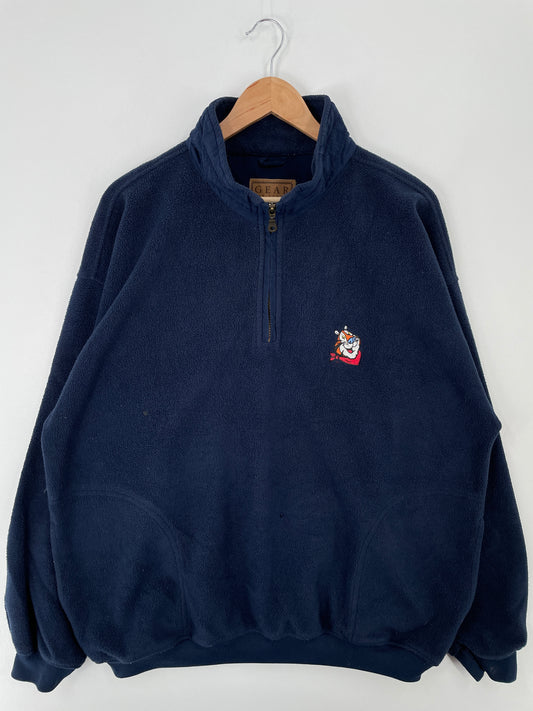 Vintage KELLOGG'S Size L Half Zip-up Fleece / A9245