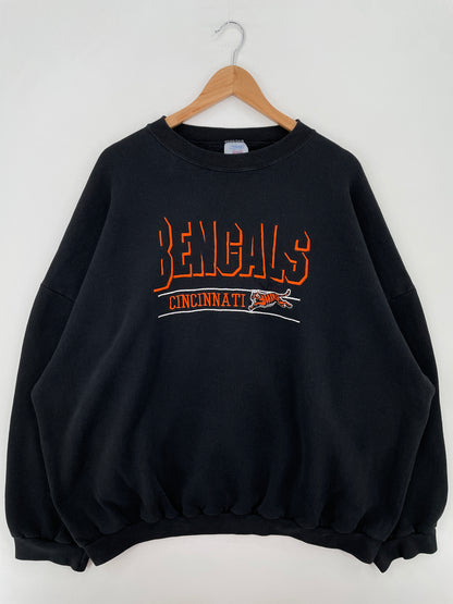 90’s CINCINNATI BENGALS Size XXXXL Vintage NFL Sweat-Shirt / A7634
