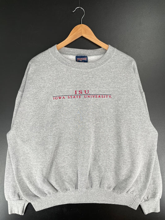 90's IOWA STATE UNIVERSITY Made in USA Size XL Vintage College Sweat-Shirt / E6629S