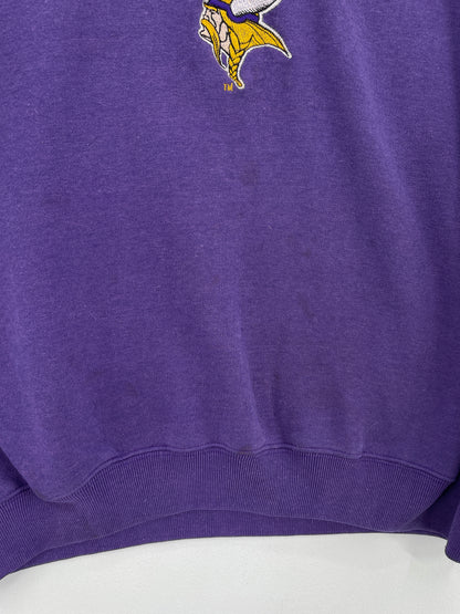 90’s MINNESOTA VIKINGS Size Approx.L NFL Sweat-Shirt / E719