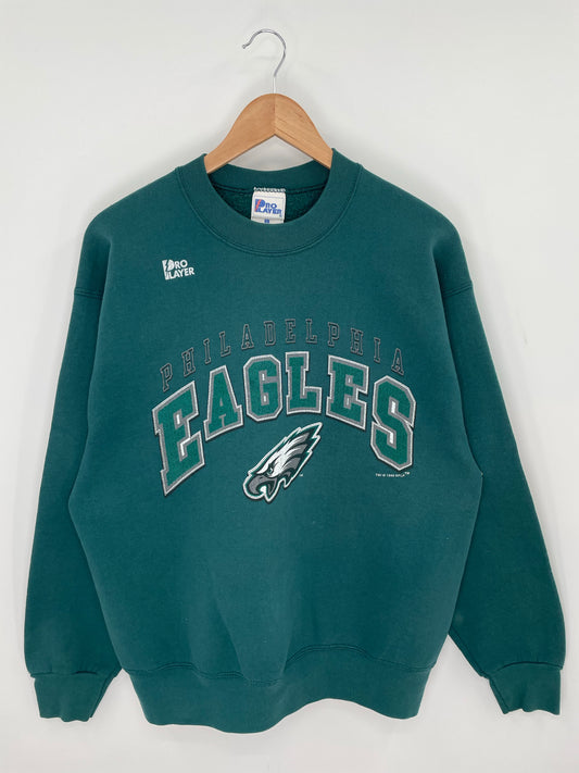 1996 PHILADELPHIA EAGLES Made in USA Size L Vintage NFL Sweat-Shirts/ K8766